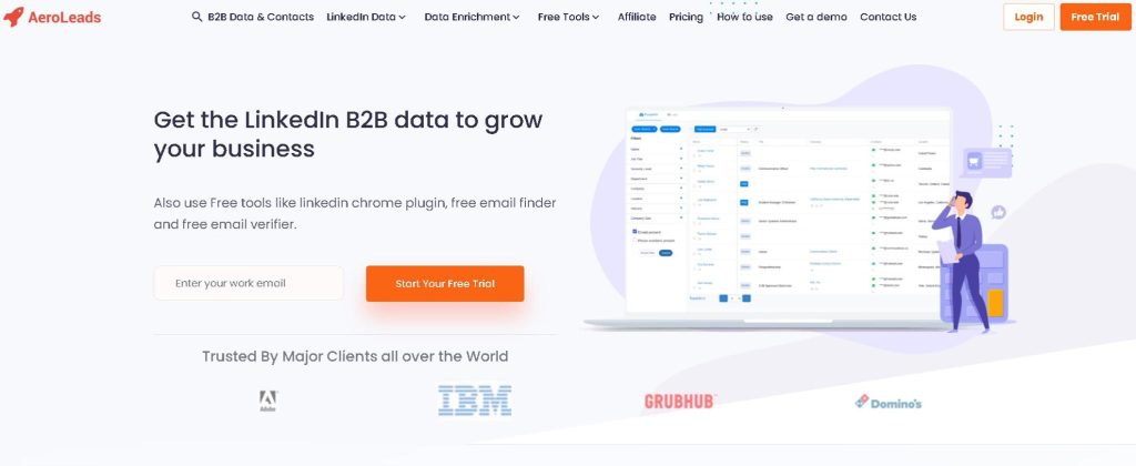 aeroleads screenshot