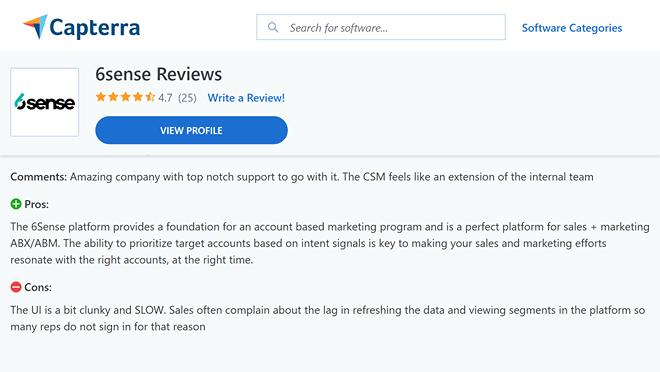 6sense Reviews