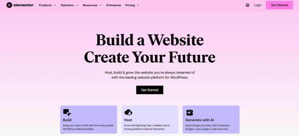 Elementor screenshot