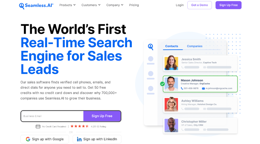 Seamless ai Screenshot