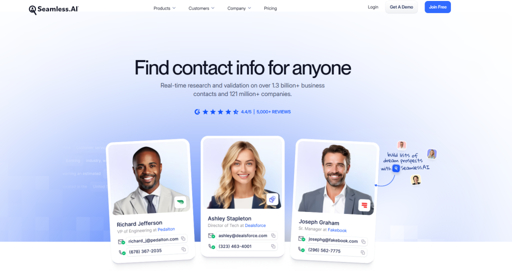 Seamless.AI screenshot