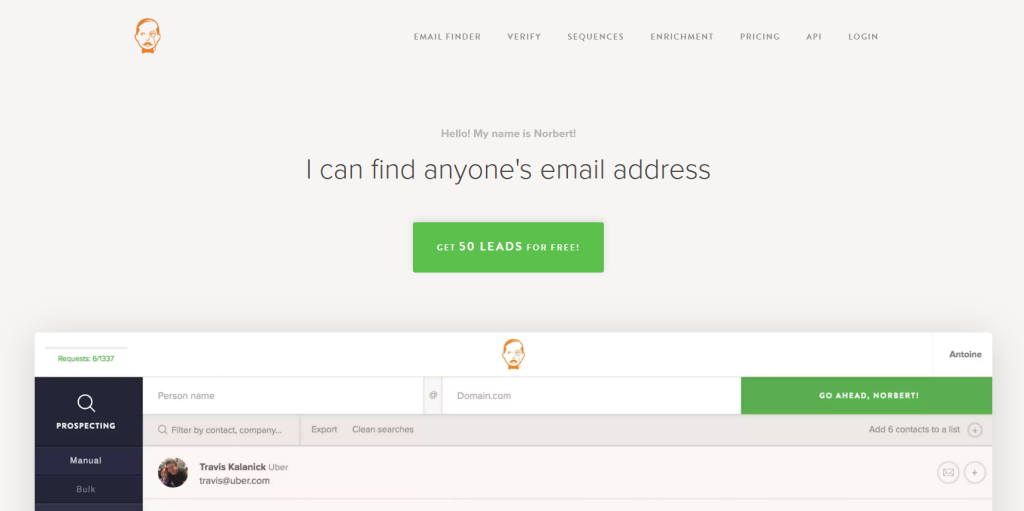 Voila Norbert screenshot